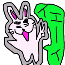 rabbit banitan sticker #3123212