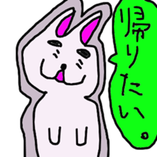 rabbit banitan sticker #3123219