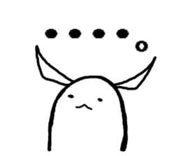 very biting rabbit sticker #3123310