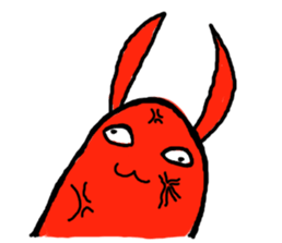 very biting rabbit sticker #3123338