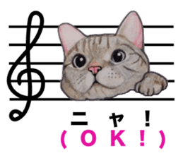 Music of dogs and Cats. sticker #3123390