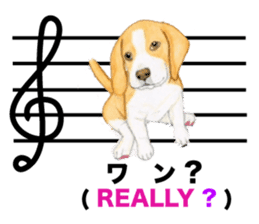Music of dogs and Cats. sticker #3123405