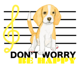 Music of dogs and Cats. sticker #3123420