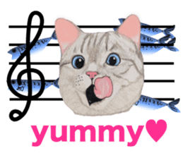 Music of dogs and Cats. sticker #3123422