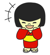 MUKASHI girl sticker #3123709