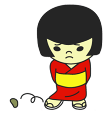 MUKASHI girl sticker #3123712