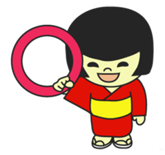 MUKASHI girl sticker #3123714