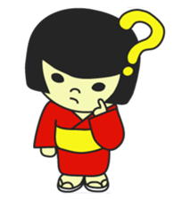 MUKASHI girl sticker #3123716