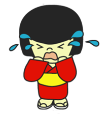 MUKASHI girl sticker #3123717