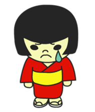 MUKASHI girl sticker #3123718