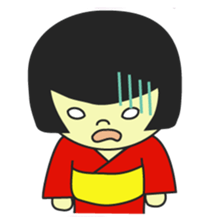 MUKASHI girl sticker #3123720