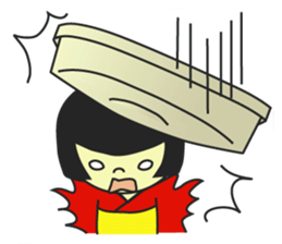 MUKASHI girl sticker #3123722