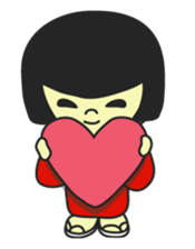 MUKASHI girl sticker #3123727