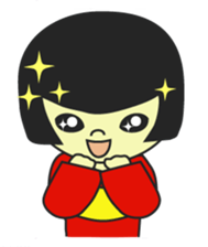 MUKASHI girl sticker #3123729