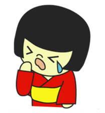 MUKASHI girl sticker #3123733