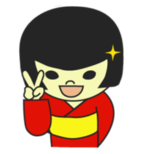 MUKASHI girl sticker #3123739