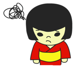 MUKASHI girl sticker #3123741