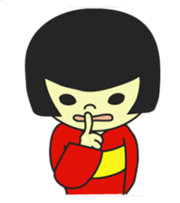 MUKASHI girl sticker #3123742