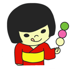 MUKASHI girl sticker #3123743