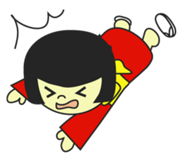 MUKASHI girl sticker #3123744