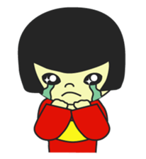 MUKASHI girl sticker #3123746