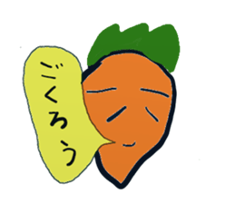Carrot family sticker #3124126