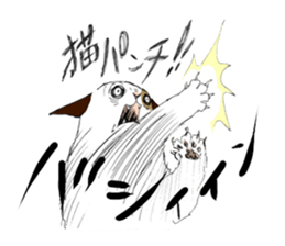 Katyusha of the tortoiseshell cat sticker #3124410