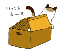 Katyusha of the tortoiseshell cat sticker #3124412