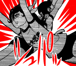 Japanese manga "Sign as V" sticker #3124546