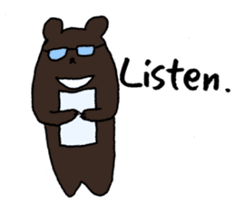 Kawaii Bears(Only English) sticker #3125471