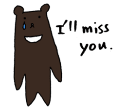 Kawaii Bears(Only English) sticker #3125474