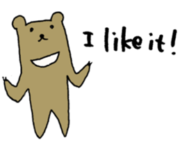 Kawaii Bears(Only English) sticker #3125491