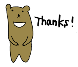 Kawaii Bears(Only English) sticker #3125494