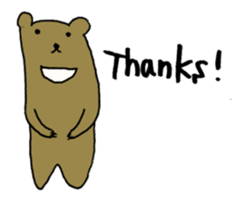 Kawaii Bears(Only English) sticker #3125494