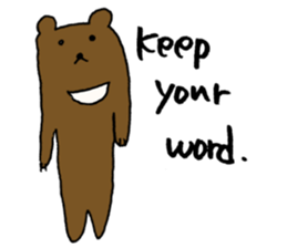 Kawaii Bears(Only English) sticker #3125503