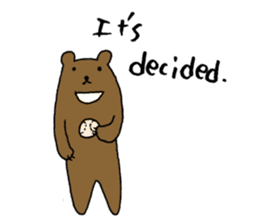 Kawaii Bears(Only English) sticker #3125504