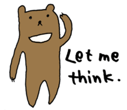 Kawaii Bears(Only English) sticker #3125505
