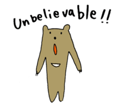 Kawaii Bears(Only English) sticker #3125506