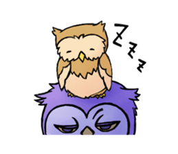 Two owls: Uncle Morse and his pupil sticker #3125713