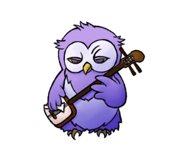 Two owls: Uncle Morse and his pupil sticker #3125718