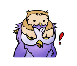 Two owls: Uncle Morse and his pupil sticker #3125725