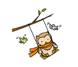 Two owls: Uncle Morse and his pupil sticker #3125728