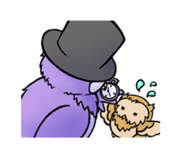 Two owls: Uncle Morse and his pupil sticker #3125731