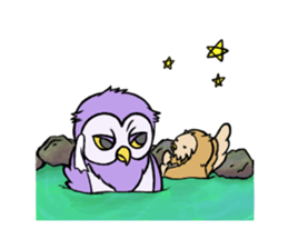 Two owls: Uncle Morse and his pupil sticker #3125738