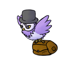 Two owls: Uncle Morse and his pupil sticker #3125742
