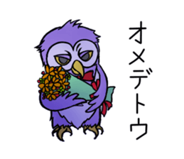Two owls: Uncle Morse and his pupil sticker #3125744