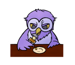 Two owls: Uncle Morse and his pupil sticker #3125745