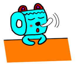 Tape bear sticker #3125757