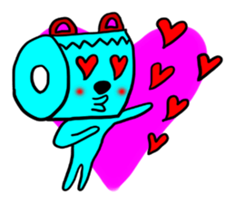 Tape bear sticker #3125762