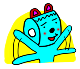 Tape bear sticker #3125766